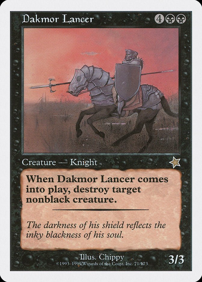 Dakmor Lancer [Starter 1999] | I Want That Stuff Brandon
