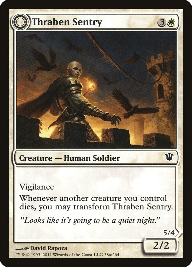 Thraben Sentry // Thraben Militia [Innistrad] | I Want That Stuff Brandon