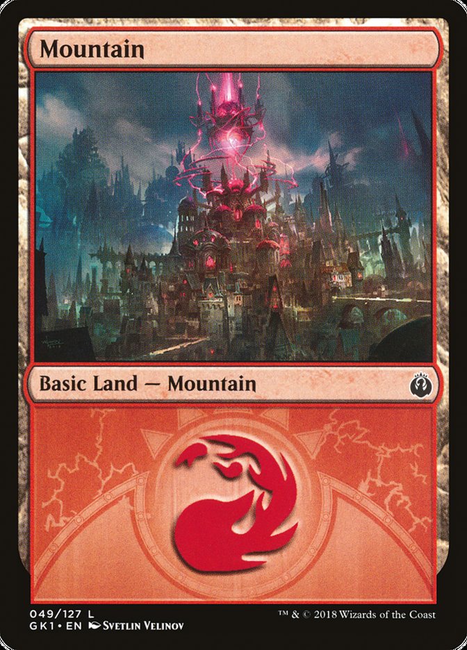 Mountain (49) [Guilds of Ravnica Guild Kit] | I Want That Stuff Brandon