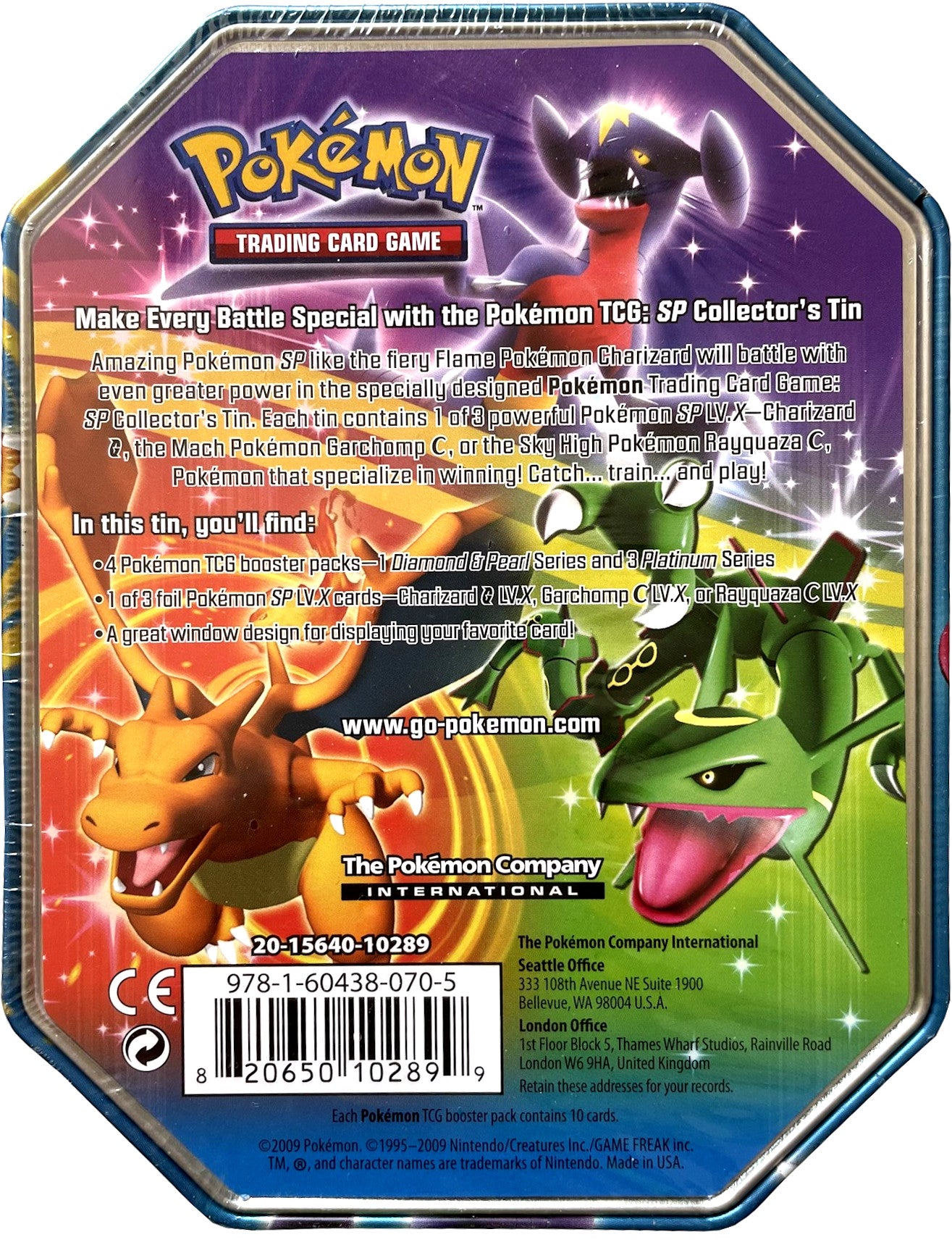 Platinum: Supreme Victors - Collector's Tin (Garchomp LV.X) | I Want That Stuff Brandon