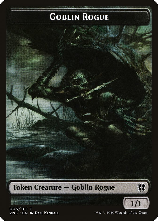 Faerie Rogue // Goblin Rogue Double-Sided Token [Zendikar Rising Commander Tokens] | I Want That Stuff Brandon