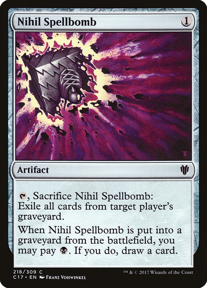 Nihil Spellbomb [Commander 2017] | I Want That Stuff Brandon