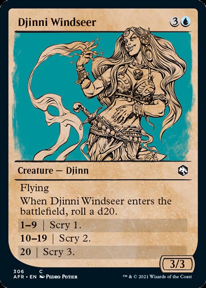 Djinni Windseer (Showcase) [Dungeons & Dragons: Adventures in the Forgotten Realms] | I Want That Stuff Brandon