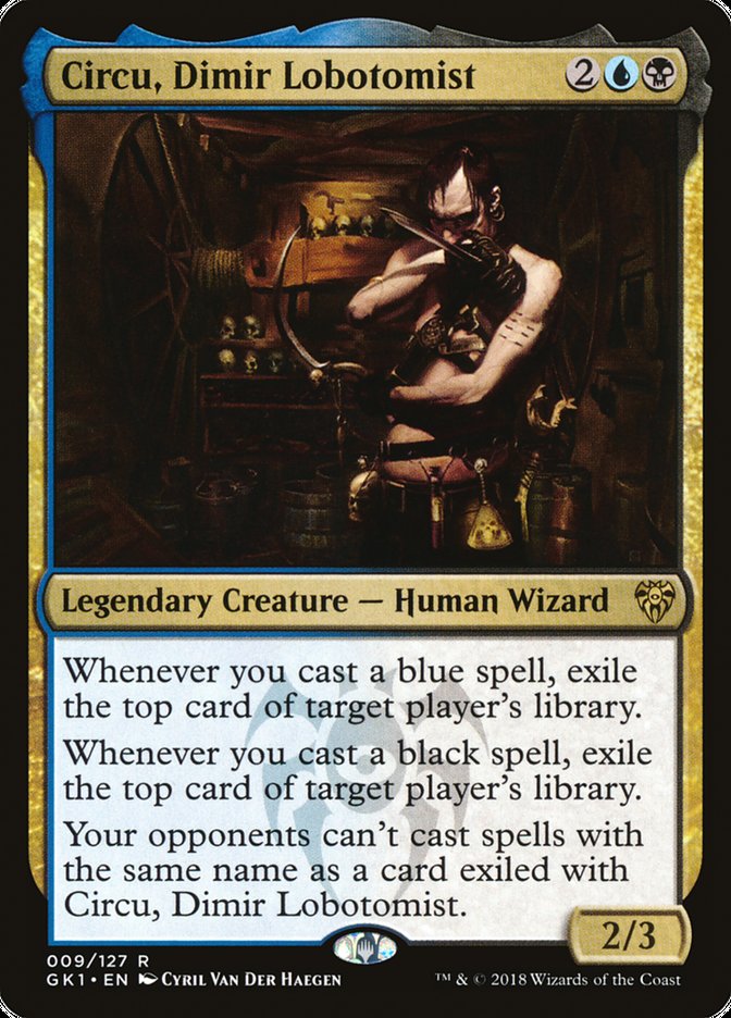 Circu, Dimir Lobotomist [Guilds of Ravnica Guild Kit] | I Want That Stuff Brandon