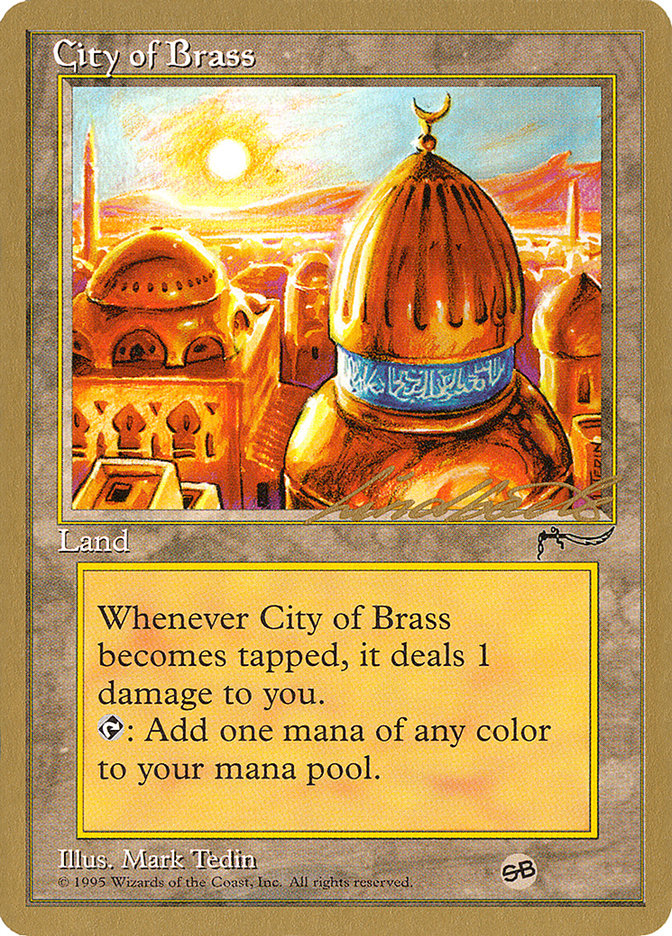 City of Brass (Leon Lindback) (SB) [Pro Tour Collector Set] | I Want That Stuff Brandon