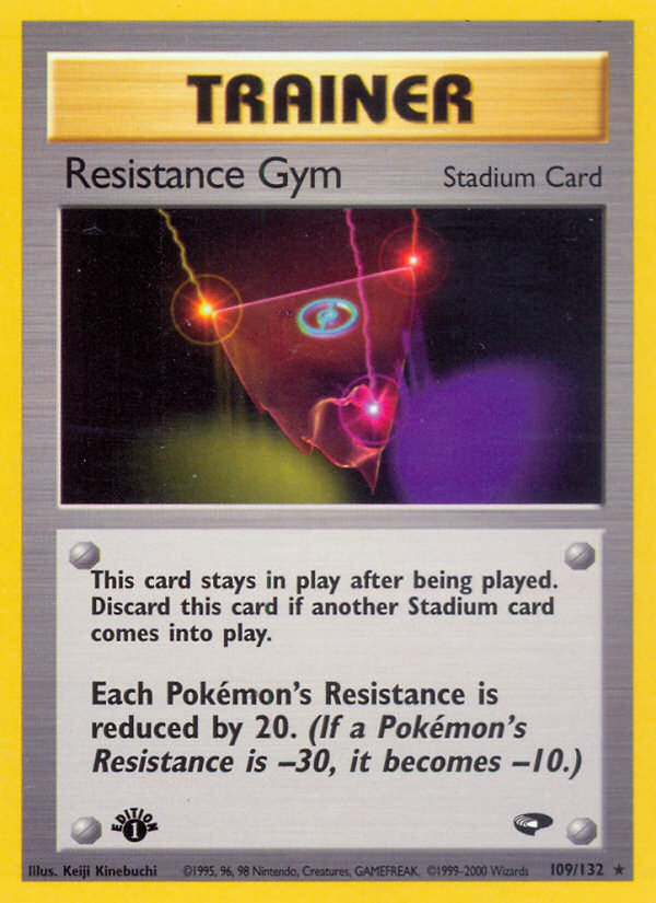 Resistance Gym (109/132) [Gym Challenge 1st Edition] | I Want That Stuff Brandon
