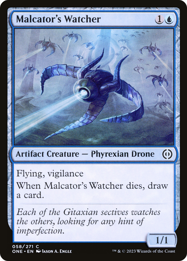 Malcator's Watcher [Phyrexia: All Will Be One] | I Want That Stuff Brandon