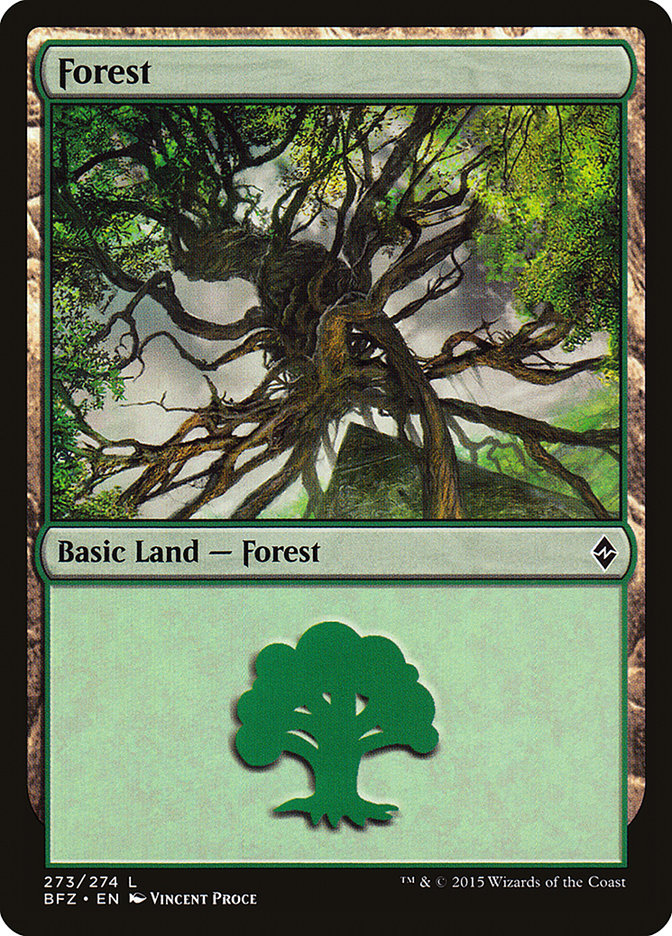 Forest (273a) [Battle for Zendikar] | I Want That Stuff Brandon