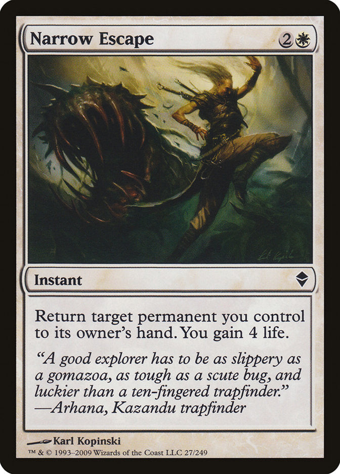 Narrow Escape [Zendikar] | I Want That Stuff Brandon