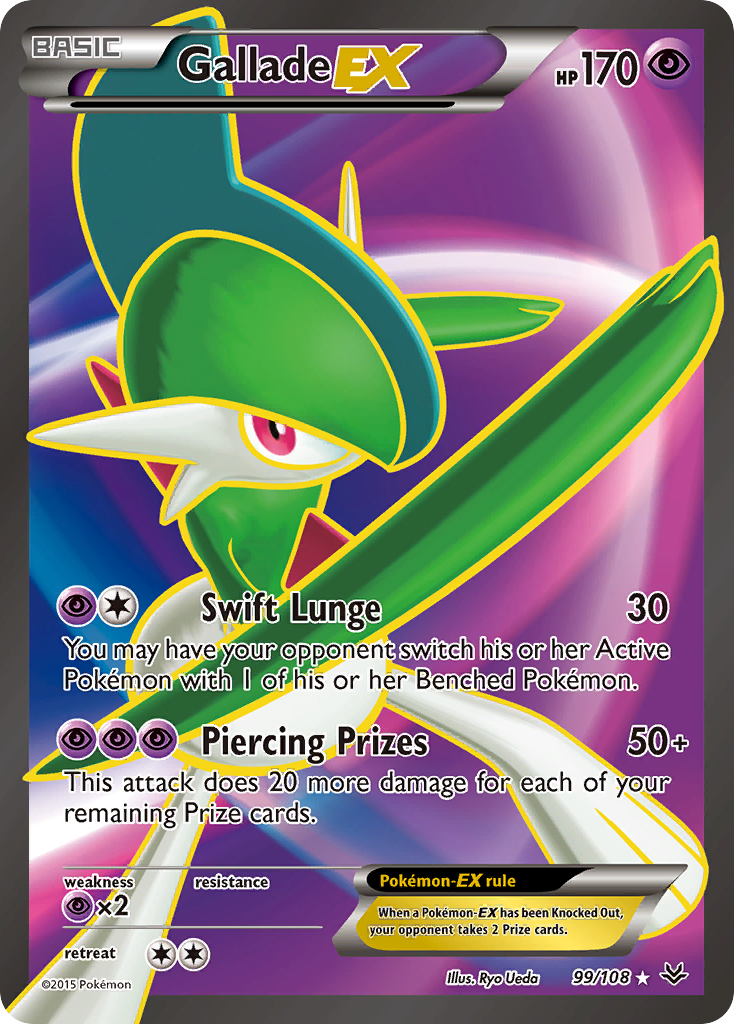 Gallade EX (99/108) [XY: Roaring Skies] | I Want That Stuff Brandon