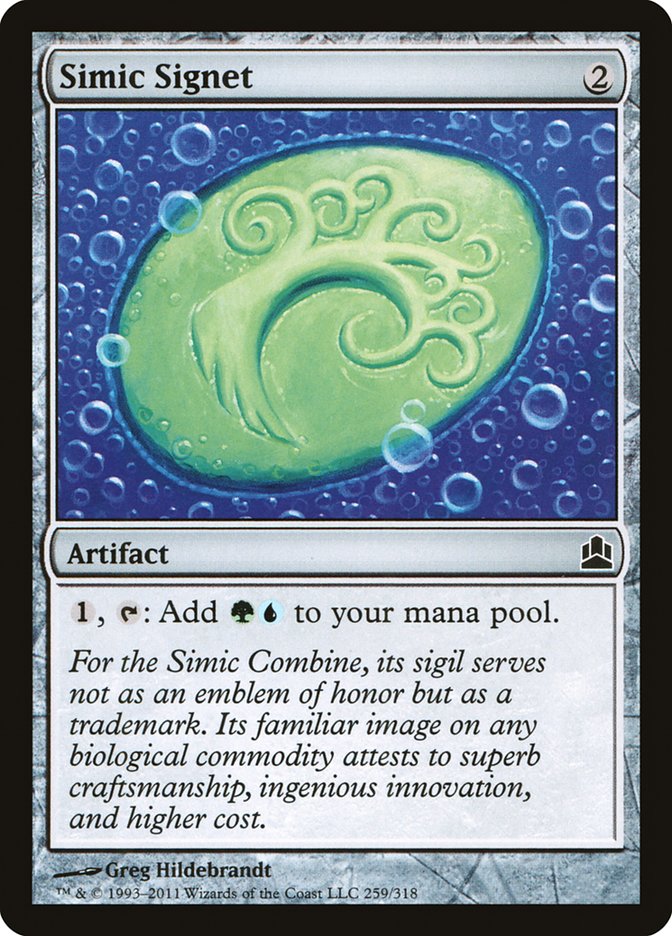 Simic Signet [Commander 2011] | I Want That Stuff Brandon