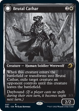 Brutal Cathar // Moonrage Brute [Innistrad: Double Feature] | I Want That Stuff Brandon