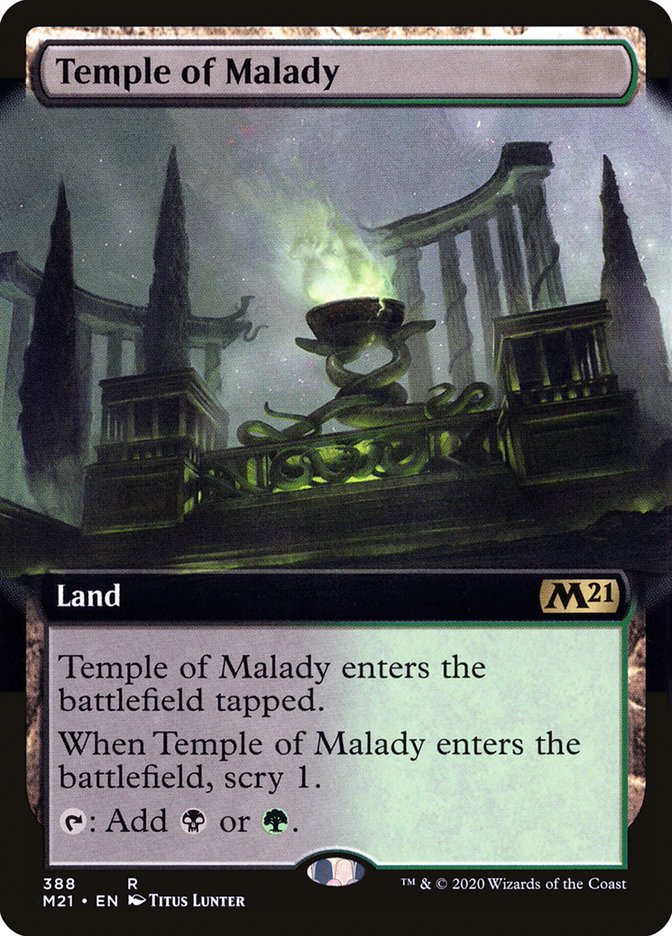 Temple of Malady (Extended Art) [Core Set 2021] | I Want That Stuff Brandon