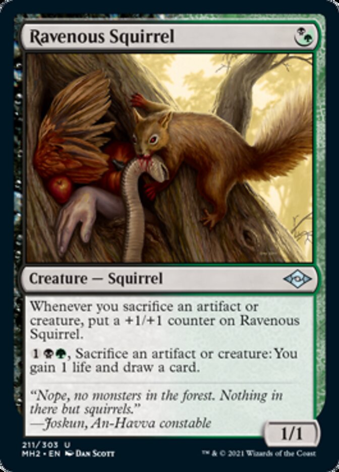 Ravenous Squirrel [Modern Horizons 2] | I Want That Stuff Brandon