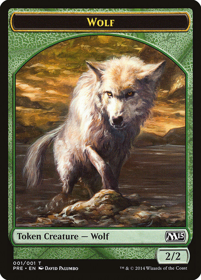 Wolf Token [Magic 2015 Prerelease Promos] | I Want That Stuff Brandon