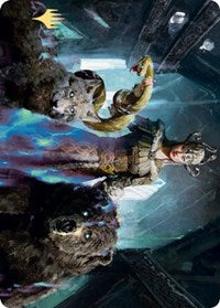 Kolvori, God of Kinship Art Card (Gold-Stamped Signature) [Kaldheim Art Series] | I Want That Stuff Brandon