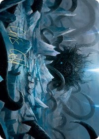Icebreaker Kraken Art Card (Gold-Stamped Signature) [Kaldheim Art Series] | I Want That Stuff Brandon