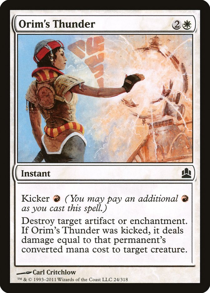 Orim's Thunder [Commander 2011] | I Want That Stuff Brandon