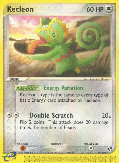 Kecleon (18/100) [EX: Sandstorm] | I Want That Stuff Brandon