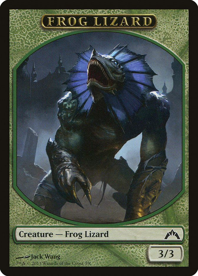 Frog Lizard Token [Gatecrash Tokens] | I Want That Stuff Brandon