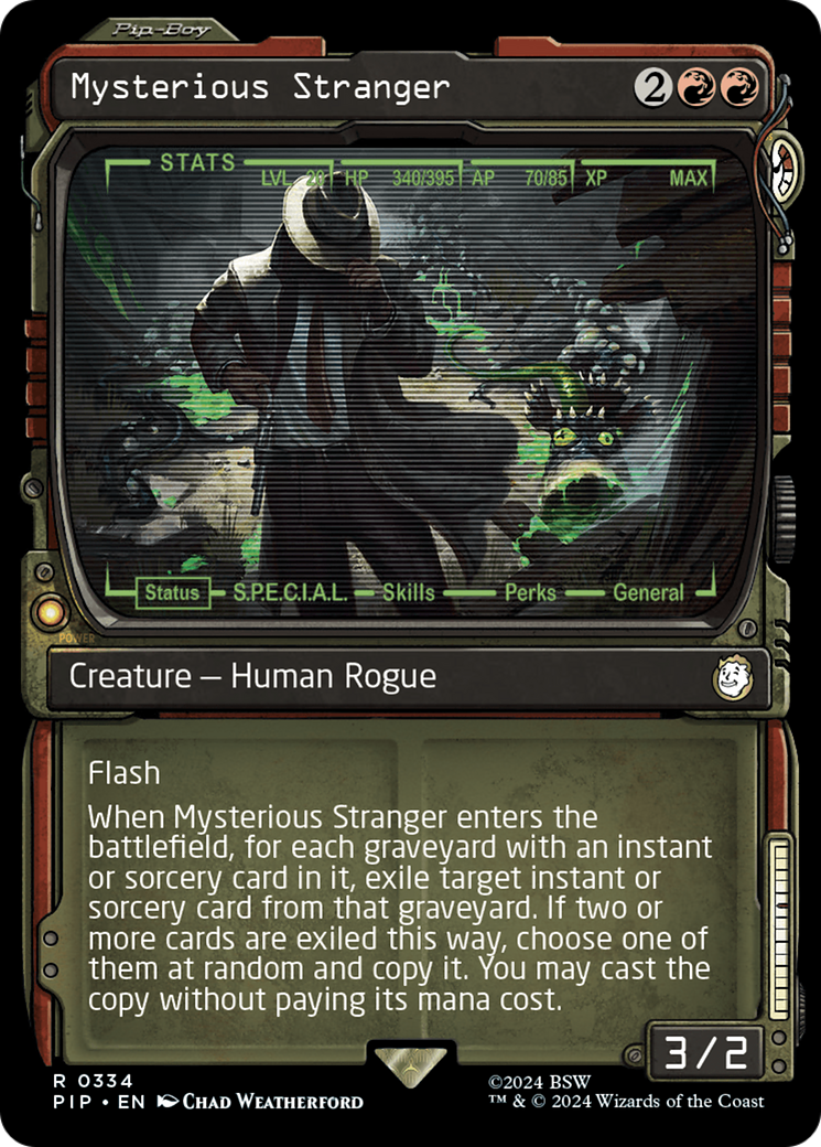 Mysterious Stranger (Showcase) [Fallout] | I Want That Stuff Brandon