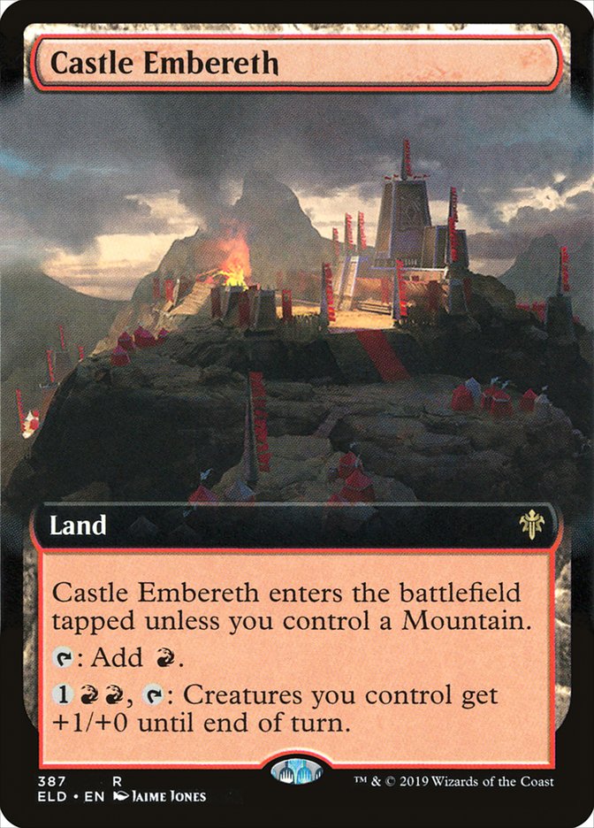 Castle Embereth (Extended Art) [Throne of Eldraine] | I Want That Stuff Brandon