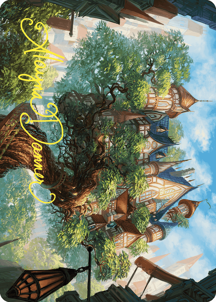 Edgewall Inn Art Card (Gold-Stamped Signature) [Wilds of Eldraine Art Series] | I Want That Stuff Brandon