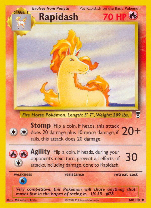 Rapidash (60/110) [Legendary Collection] | I Want That Stuff Brandon