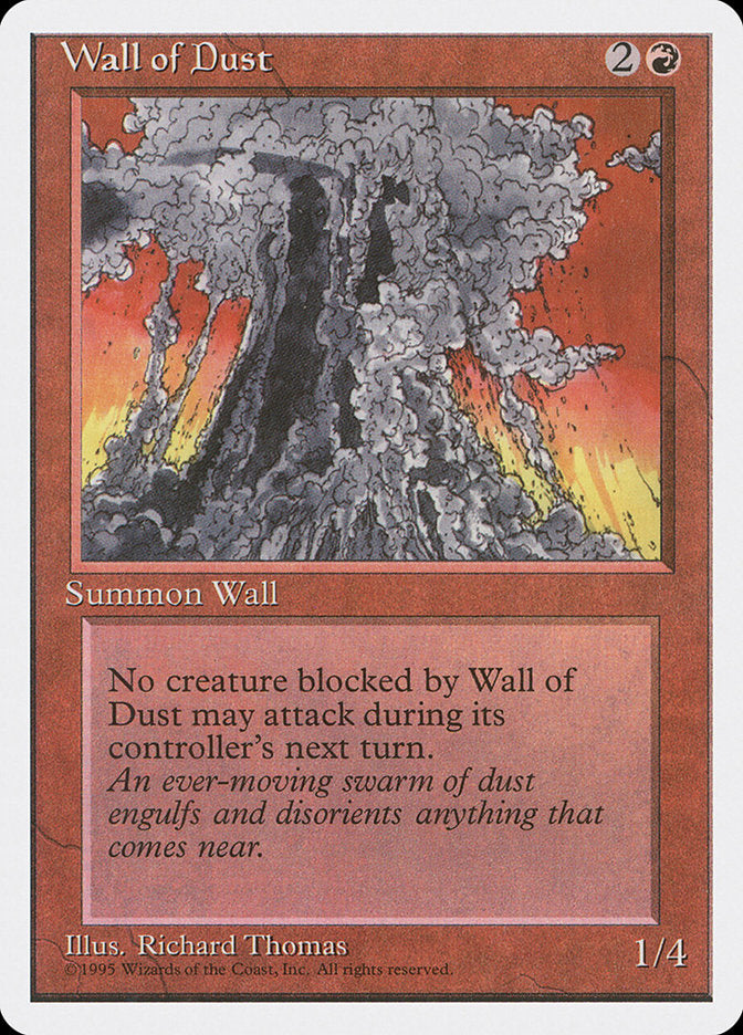 Wall of Dust [Fourth Edition] | I Want That Stuff Brandon