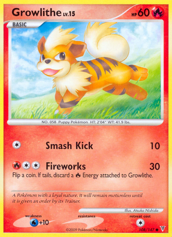 Growlithe (108/147) [Platinum: Supreme Victors] | I Want That Stuff Brandon