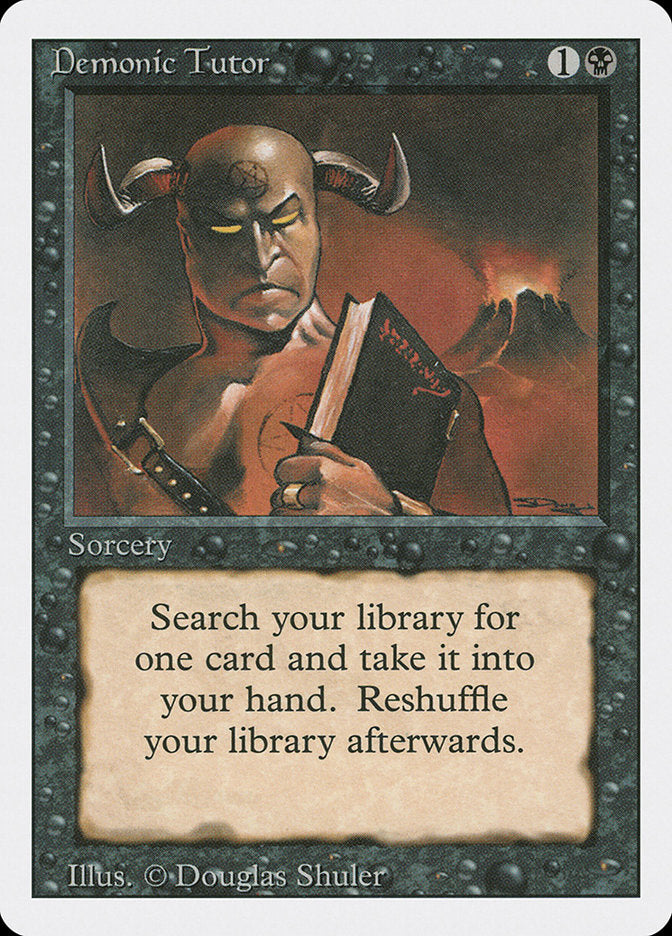 Demonic Tutor [Revised Edition] | I Want That Stuff Brandon