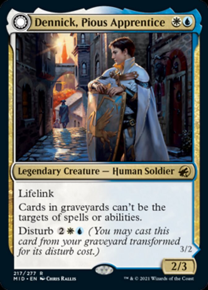 Dennick, Pious Apprentice // Dennick, Pious Apparition [Innistrad: Midnight Hunt] | I Want That Stuff Brandon