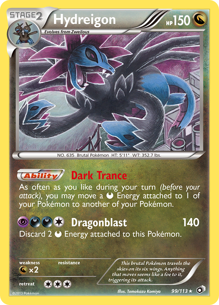 Hydreigon (99/113) [Black & White: Legendary Treasures] | I Want That Stuff Brandon