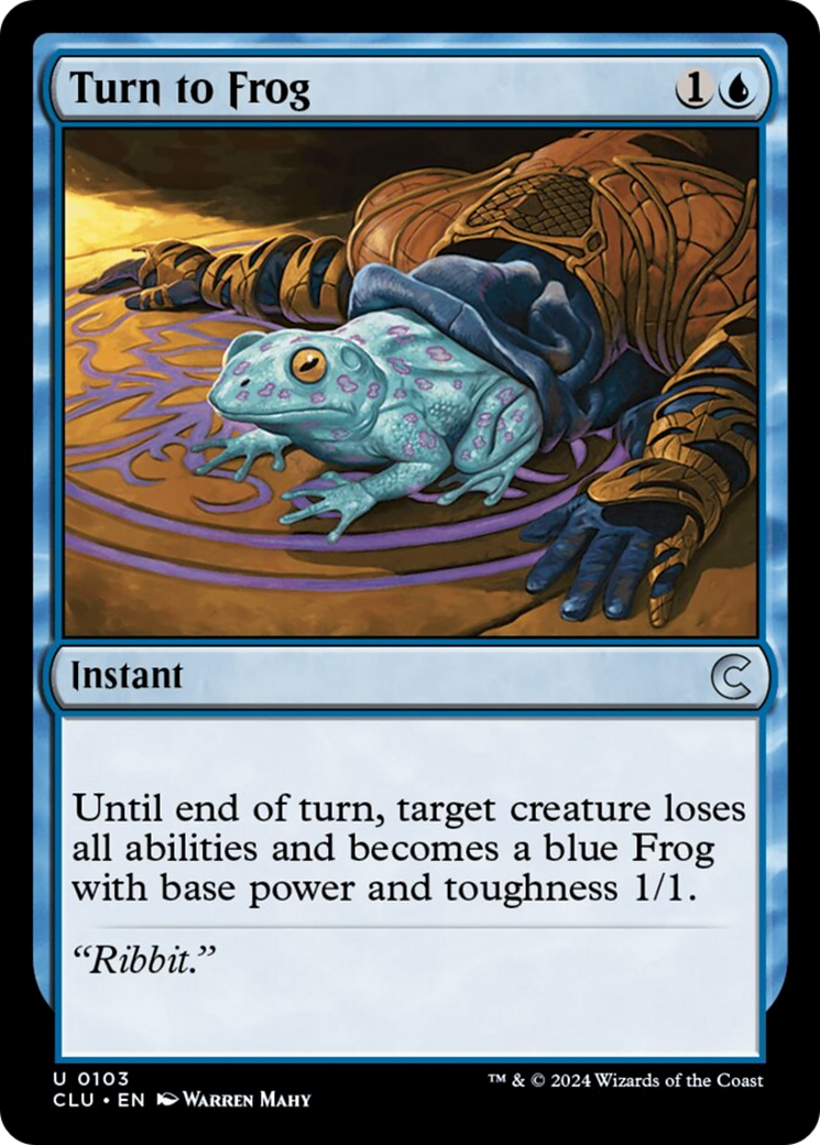 Turn to Frog [Ravnica: Clue Edition] | I Want That Stuff Brandon