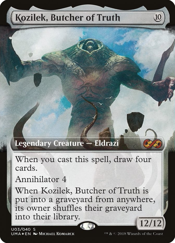 Kozilek, Butcher of Truth (Topper) [Ultimate Masters Box Topper] | I Want That Stuff Brandon