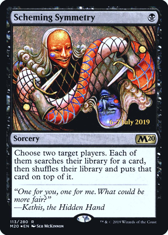 Scheming Symmetry [Core Set 2020 Prerelease Promos] | I Want That Stuff Brandon