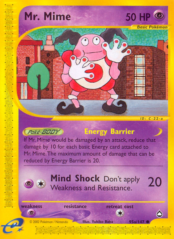 Mr. Mime (95a/147) [Aquapolis] | I Want That Stuff Brandon