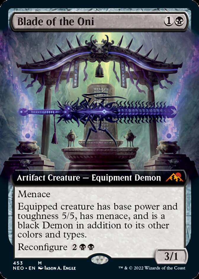 Blade of the Oni (Extended Art) [Kamigawa: Neon Dynasty] | I Want That Stuff Brandon