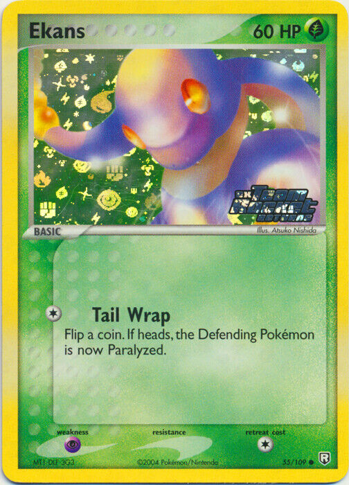 Ekans (55/109) (Stamped) [EX: Team Rocket Returns] | I Want That Stuff Brandon