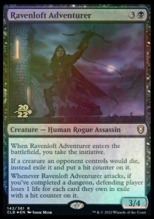 Ravenloft Adventurer [Commander Legends: Battle for Baldur's Gate Prerelease Promos] | I Want That Stuff Brandon