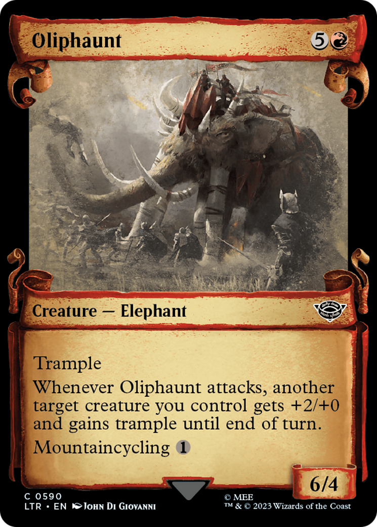 Oliphaunt [The Lord of the Rings: Tales of Middle-Earth Showcase Scrolls] | I Want That Stuff Brandon