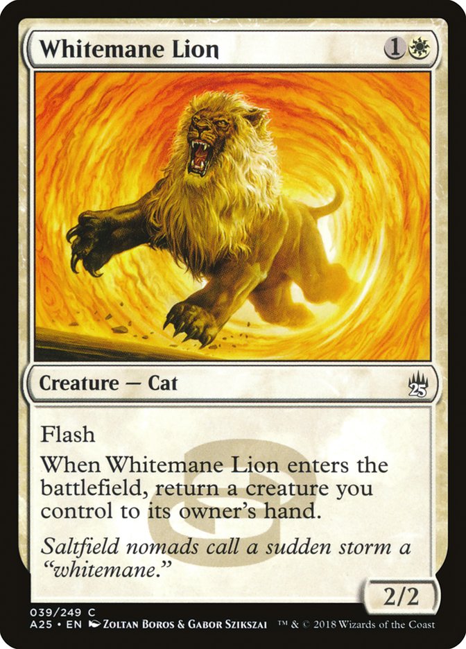 Whitemane Lion [Masters 25] | I Want That Stuff Brandon