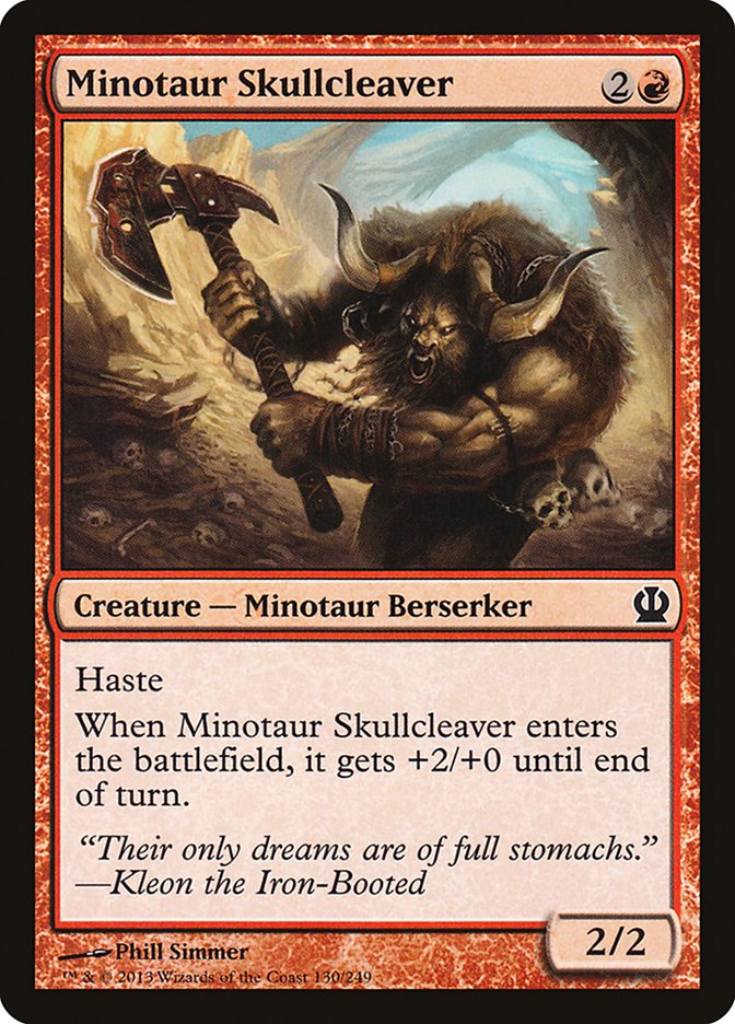Minotaur Skullcleaver [Theros] | I Want That Stuff Brandon