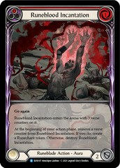 Runeblood Incantation (Red) [EVR107] (Everfest)  1st Edition Extended Art Rainbow Foil | I Want That Stuff Brandon