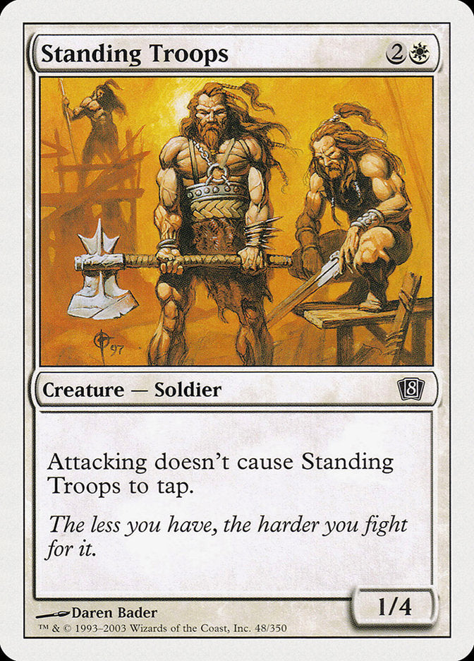 Standing Troops [Eighth Edition] | I Want That Stuff Brandon