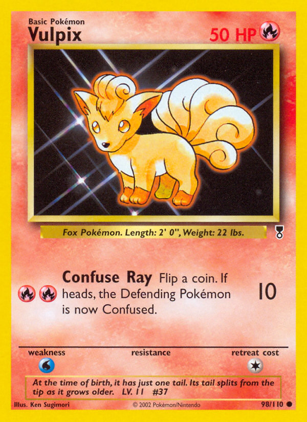 Vulpix (98/110) [Legendary Collection] | I Want That Stuff Brandon