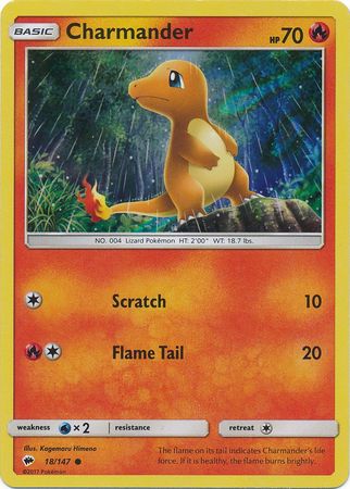 Charmander (18/147) (Premium Collection Promo) [Sun & Moon: Burning Shadows] | I Want That Stuff Brandon