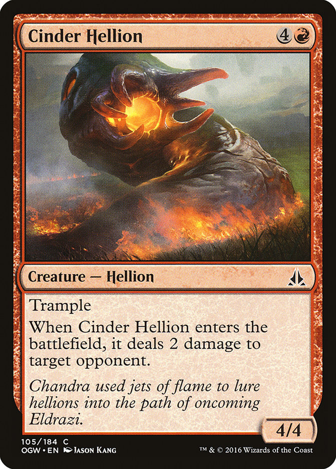 Cinder Hellion [Oath of the Gatewatch] | I Want That Stuff Brandon