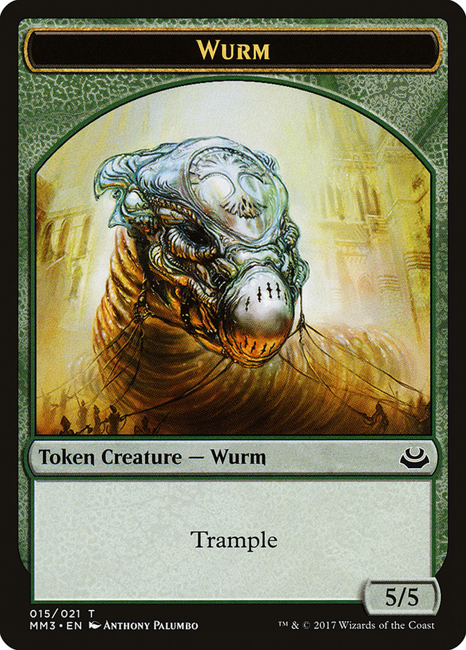 Wurm Token [Modern Masters 2017 Tokens] | I Want That Stuff Brandon