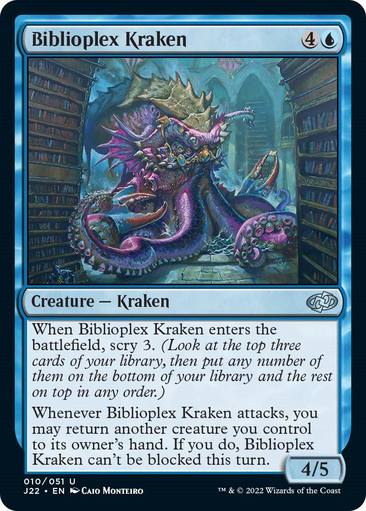 Biblioplex Kraken [Jumpstart 2022] | I Want That Stuff Brandon